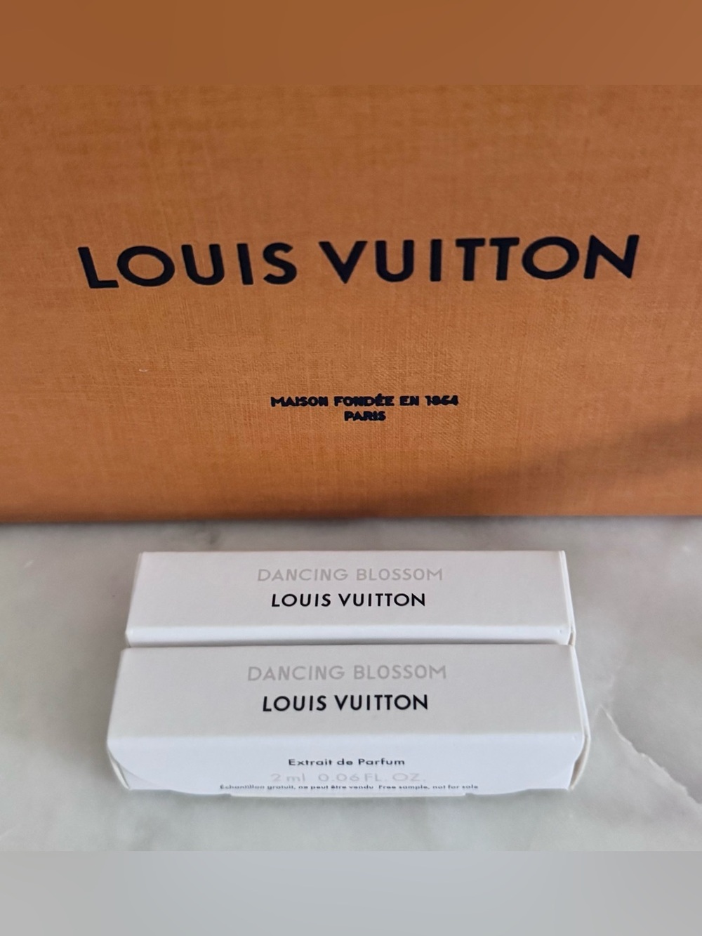 Louis Vuitton Dancing Blossom Miniatures with Orange and White Packaging